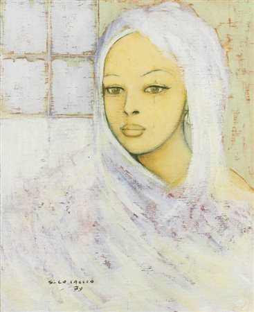 SANDRO LO CASCIO<BR>Torino 1932 - 1992<BR>"Figura femminile" 1979 (?)