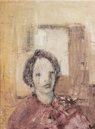 SANDRO LO CASCIO<BR>Torino 1932 - 1992<BR>"Figura" 1963