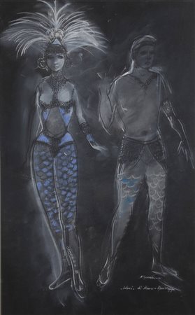 EUGENIO GUGLIELMINETTI<BR>Asti 1921 - 2006<BR>"Salomé- di Strauss"