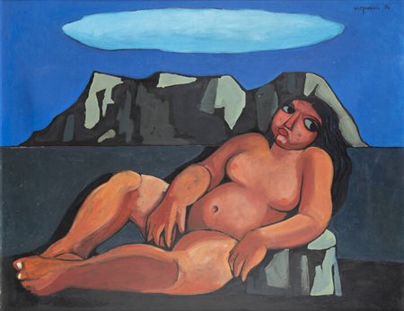 GIUSEPPE VIGNANI<BR>Algeri (Algeria) 1932<BR>"Senza titolo" 1974