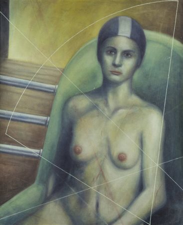 ANDREA ZUCCHI<BR>Milano 1964<BR>"Nuotatrice" 1994