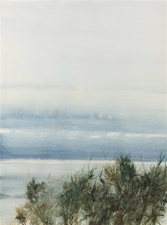 GIANCARLO CAZZANIGA<BR>Monza (MB) 1930<BR>"Paesaggio"