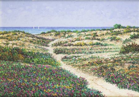 MICHELE CARPIGNANO<BR>Palagianello (TA) 1958<BR>"Dune di sabbia di Campomarino"