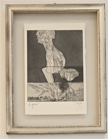 ZIGAINA GIUSEPPE, 24 X 16 cm, acquaforte su carta, edizione VI/L ,...