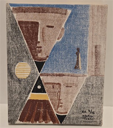 TOZZI MARIO, 21 X 17 cm, Serigrafia su tela, Firma e numerazione in basso a...