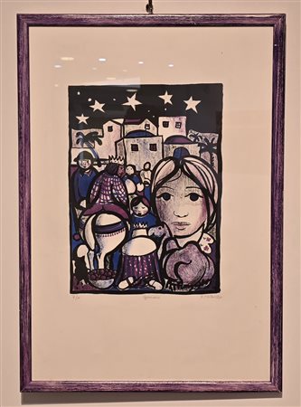 TABUSSO FRANCESCO, 71,5 X 50 cm, litografia su carta, edizione VII/X ,...