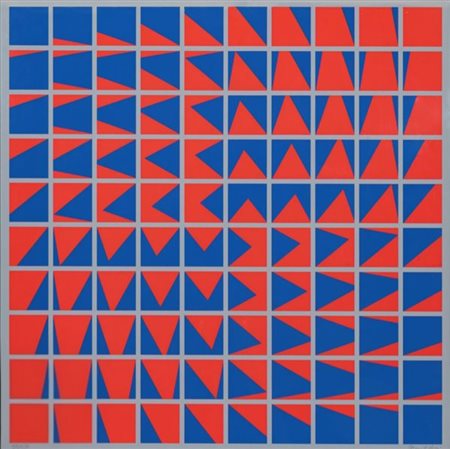HORACIO GARGIA ROSSI, (1929-2012), Senza titolo, serigrafia es. 35/150 cm....