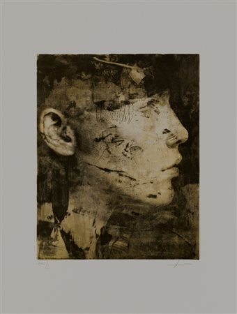 NICOLA SAMORÌ, (1977), Senza Titolo, 2004, Litografia, cm 66x49,7, Firma e...