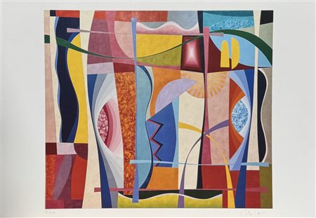 ROBERTO MINIATI, (1952), Reflects dans l’ean”, litografia su carta fedrigoni...