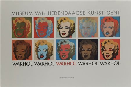 ANDY WARHOL, (1928-1987), poster promozionale per una mostra al Museum van...