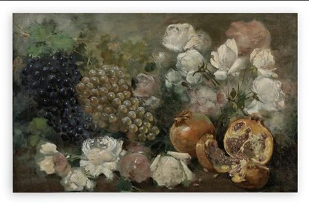 GIUSEPPE ALBERTO COCCO, (1879-1963), natura morta con fiori e frutta, olio su...