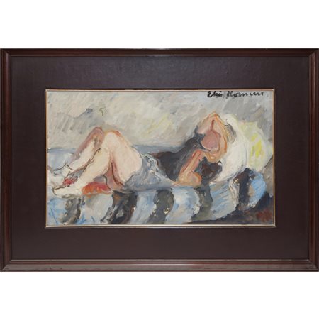 Elio Romano (Trapani 1909 - Catania 1996)  - Figura distesa, 20° secolo