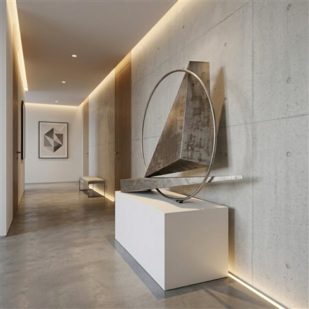 Michele  Festa (Milano  1932 - Milano  2010)  - Astratto geometrico, 20° secolo