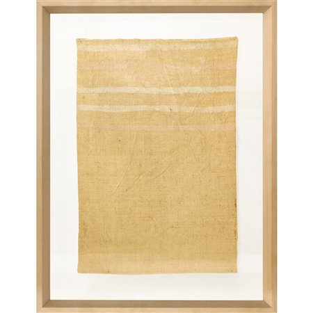 Giorgio Griffa (Torino 1936)  - Linee Orizzontali, 1973