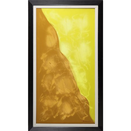 Giulio Turcato (Italian 1912 - 1995)  - Cangiante Giallo, 1980