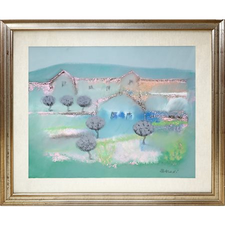 Manlio Bacosi (1921 - 1998)  - Paesaggio, 20° secolo