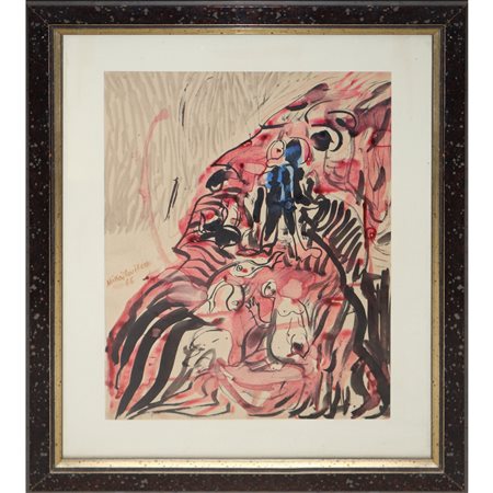 Milorad Bata Mihailović (Pančevo 1923 - Parigi 2011)  - Senza titolo, 1966