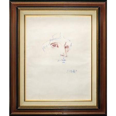 Alberto Sughi (Cesena 1928 - Bologna 2012)  - Volto, 20° secolo
