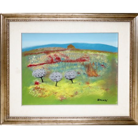 Manlio Bacosi (1921 - 1998)  - Paesaggio, 20° secolo