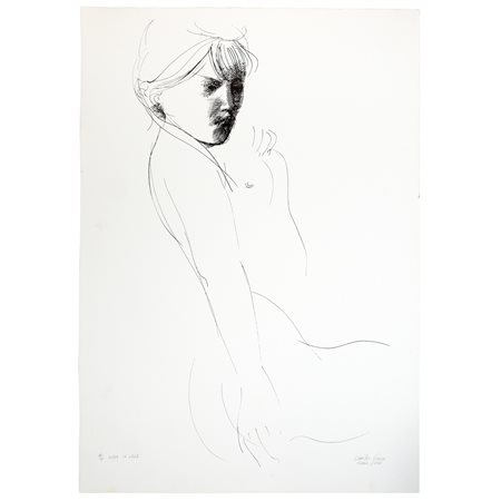 Emilio Greco (Catania 1913 - Roma 1995)  - Nudo in luce, 1968