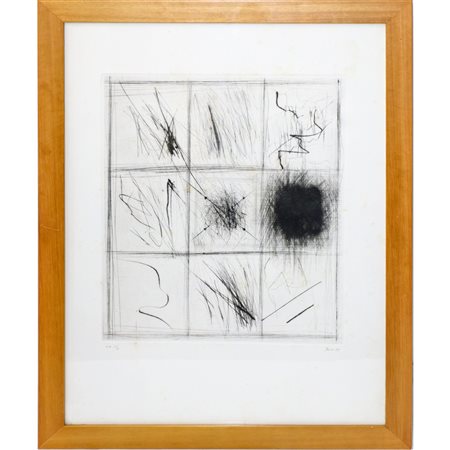 Guido  Strazza (Santa Fiora  1922)  - Gesto e segno, 1989