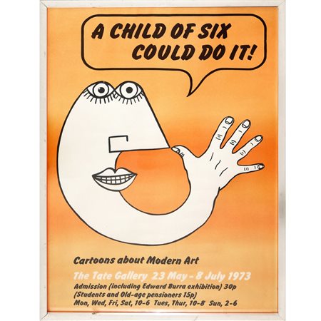 Locandina A Child of Six Could Do It - Tate Gallery, 1973