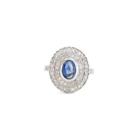 Anello a rosetta (stile Lady Diana)
