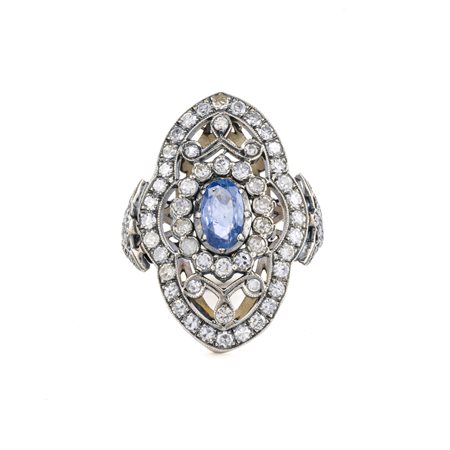 Anello traforato a navette