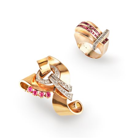 Anello e spilla 
