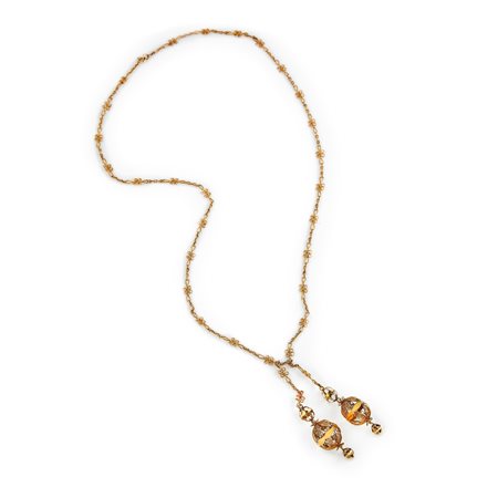 Collana con boules 