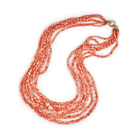 Collana con corallo