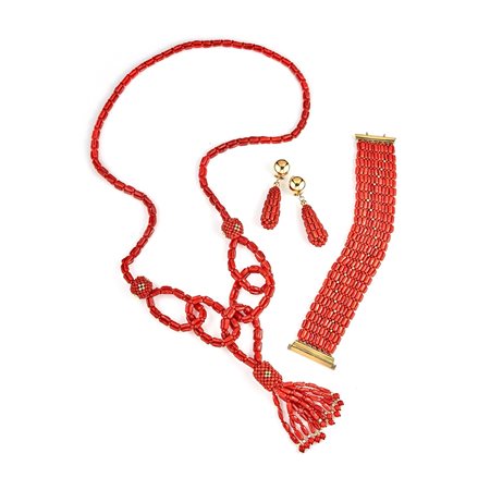 Parure con corallo