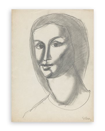 POMPEO BORRA (1898-1973) - Senza Titolo (Modella), 1929
