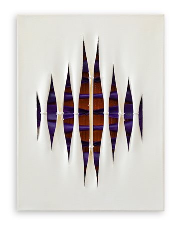 CALOGERO SALEMI (1966) - Squarci di viola e arancio, 2026