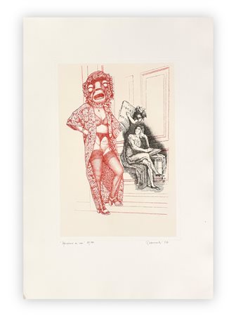 GIUSEPPE GUERRESCHI (1929-1985) - Aphorism on Man, 1981