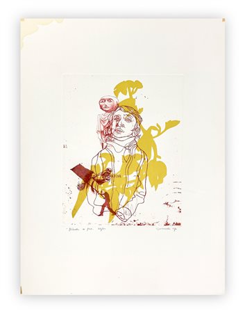 GIUSEPPE GUERRESCHI (1929-1985) - Ritratto di Max, 1970