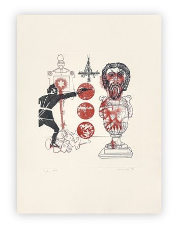 GIUSEPPE GUERRESCHI (1929-1985)
- Profeta, 1969