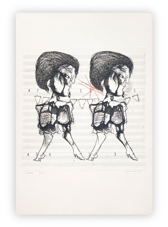 GIUSEPPE GUERRESCHI (1929-1985) - Festival, 1961
