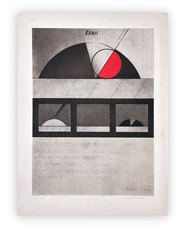 WALTER VALENTINI (1928-2022) - Zero, 1974