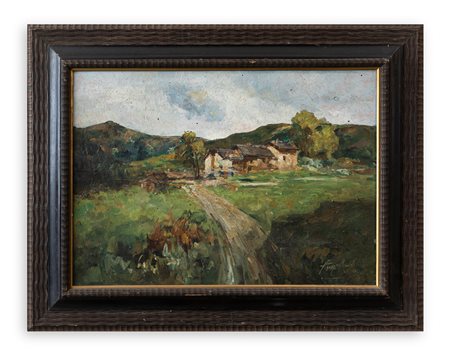 RINALDO AGAZZI (1857-1939) - Colline bergamasche