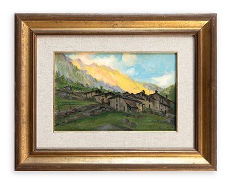 VITTORIO MANINI (1888-1974) - Vecchia Carona (Valle Brembana)