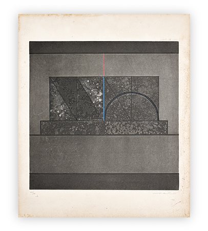 WALTER VALENTINI (1928-2022) - Costruzione IV, 1977
