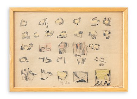 SERGIO DANGELO (1932-2022) - Senza Titolo, 1962