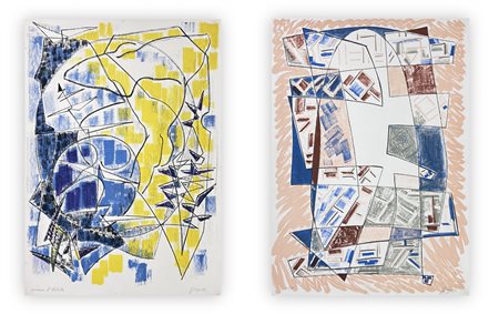 PAUL REBEYROLLE (1926-2005) - Lotto unico di 2 litografie