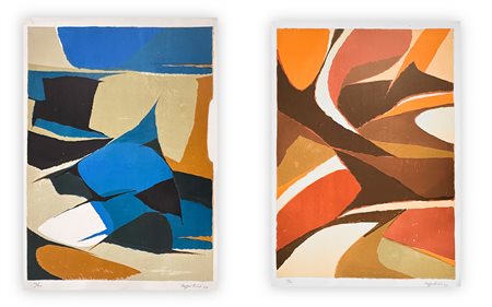 SILVANO BOZZOLINI (1911-1988) - Lotto unico di 2 litografie