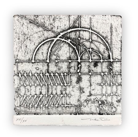 WALTER VALENTINI (1928-2022) - Dall'altezza e della superficie, 1984