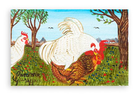 GIUSEPPE PANIZZA (1923) - Gallo innamorato