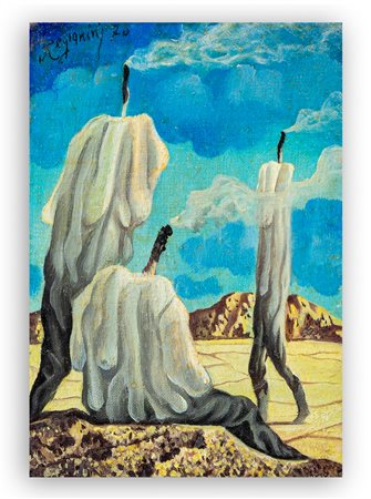 LUIGI REGIANINI (1930-2013) - Uomini spenti, 1970