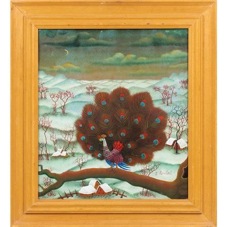 PITTORE DELL'EUROPA DELL'EST DEL XX SECOLO, Pittura su vetro