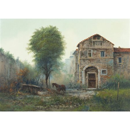 LUCIO SORRENTINO, Olio su tela